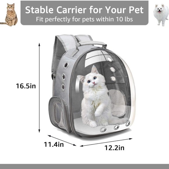 NWT Backpack Pet Carrier for Pets up to 10lbs - Picture 2 of 12